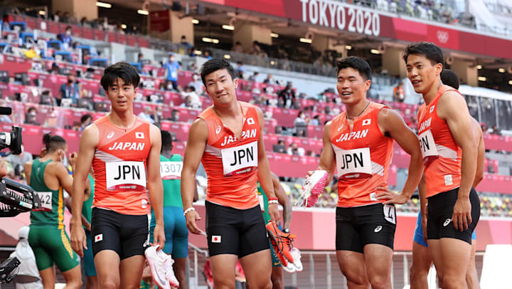 8月6日 東京五輪 陸上競技 男子4 100mリレー決勝の放送