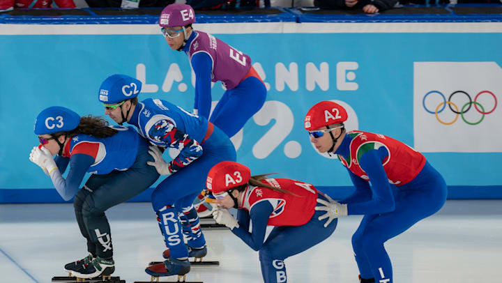 What is the new short track speed skating mixed relay?