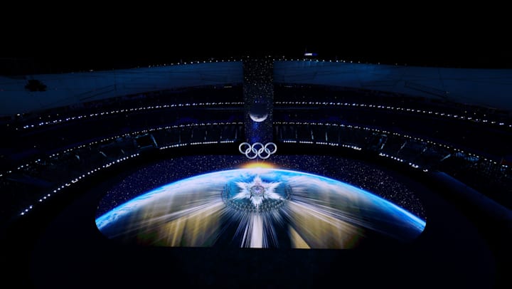 Множество снежинок образовали одну большую