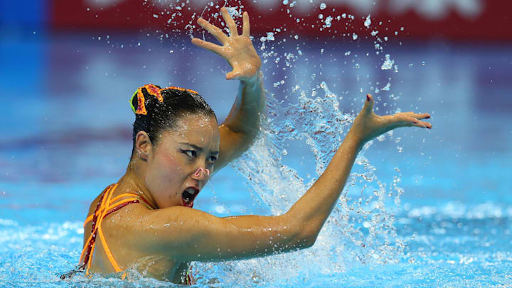 女子アーティスティックスイミングソロフリー 乾友紀子が決勝進出 世界水泳