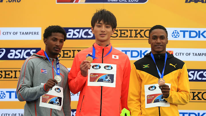 両親とも元日本記録保持者 陸上サラブレッド はu選手権の走幅跳で日本人初の世界一に