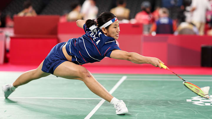 Korea badminton player