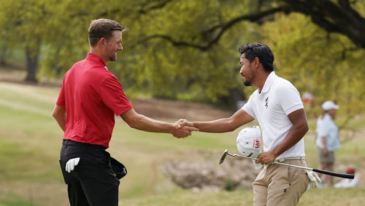 男子ゴルフ デルマッチプレー2日目 松山と小平はグループステージ敗退が