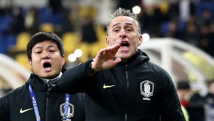 男子サッカー韓国代表パウロ ベント監督 日本代表戦では 最善を尽くして結果を求める