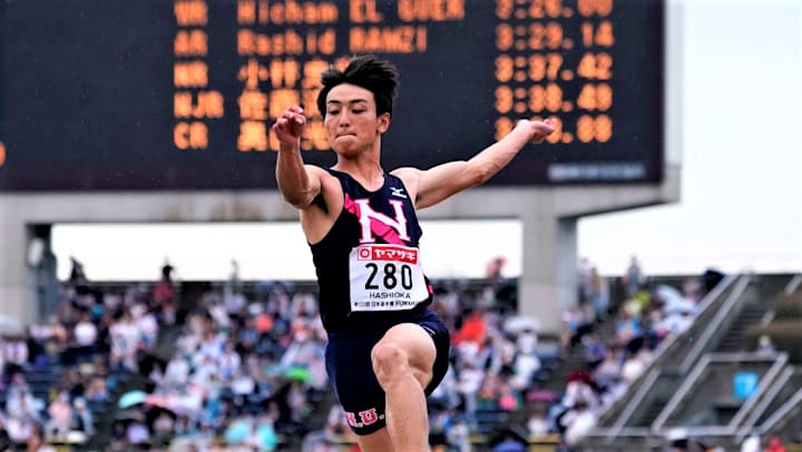 男子走り幅跳びの橋岡優輝が8位で 日本人史上初の入賞 世界陸上19 ドーハ大会2日目