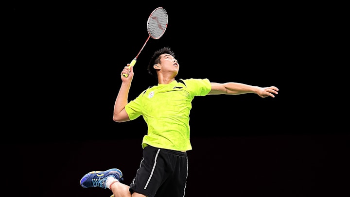 Singapore badminton player loh kean yew