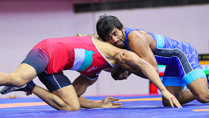 Bajrang Punia Suffers Injury At Ali Aliyev Wrestling Meet In Russia