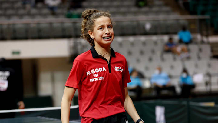 At 13 Years Old The Egyptian Table Tennis Star Made History At The Continental Championships In Yaounde Cameroon