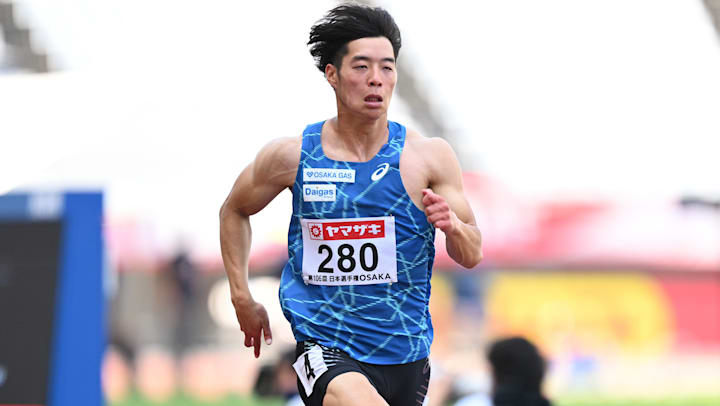 男子100mの坂井隆一郎が世界陸上日本代表に内定 予選で10秒02 陸上 日本gpシリーズ鳥取大会