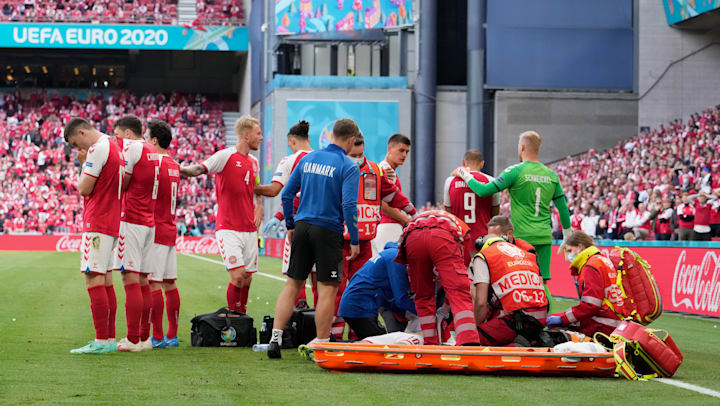 Christian Eriksen: Danish football star in stable condition after collapsing during EURO 2020