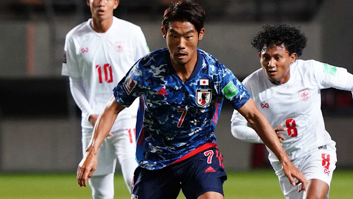 サッカー 日本代表mf守田英正 激戦 のポジション争いに 絶対結果を出す気で試合に臨む