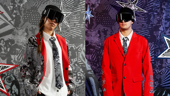 Usa Snowboard Team Makes Fashion Statement At Beijing 22 With Blazers And Ties