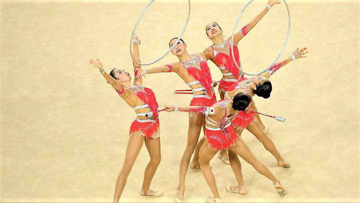 フェアリージャパン 過去最高タイ44年ぶりの総合銀メダル 新体操団体 世界選手権6日目