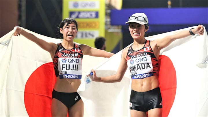 女子km競歩で岡田久美子 藤井菜々子が日本史上初のダブル入賞 世界陸上19 ドーハ大会3日目