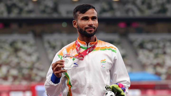 India's Praveen Kumar wins silver in high jump T64 at Tokyo Paralympics