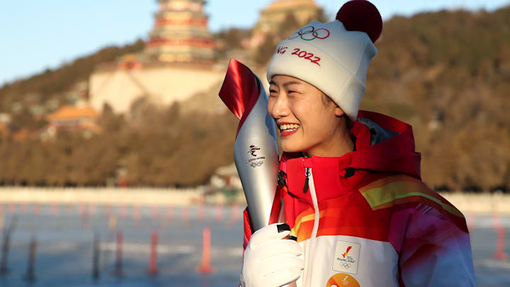 Beijing 2022 Olympic Torch Relay visits Summer Palace en route to Opening Ceremony