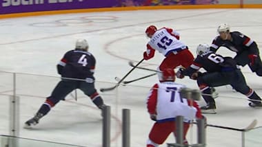 Ice Hockey - Men's Group A - USA v Russia