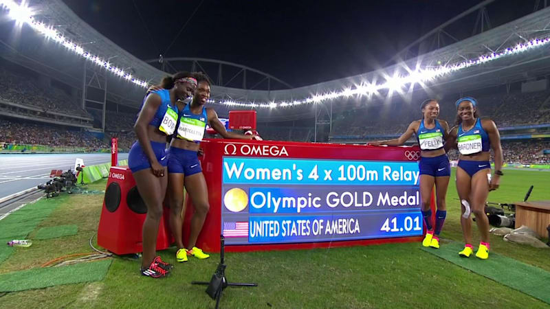 Rio Re Live 4x100 Meter Staffel Finale Der Frauen