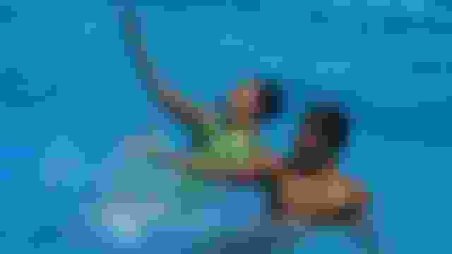 【アーティスティックスイミング】世界水泳ブダペスト2022：佐藤友花／陽太郎きょうだいペアが混合デュエット銀…チーム種目も銀獲得