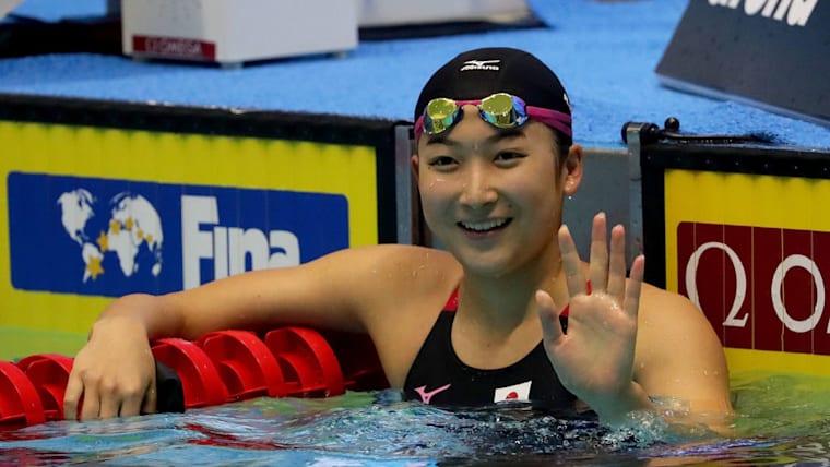 東京五輪の女子競泳自由形で 日本人史上2人目の金メダリスト