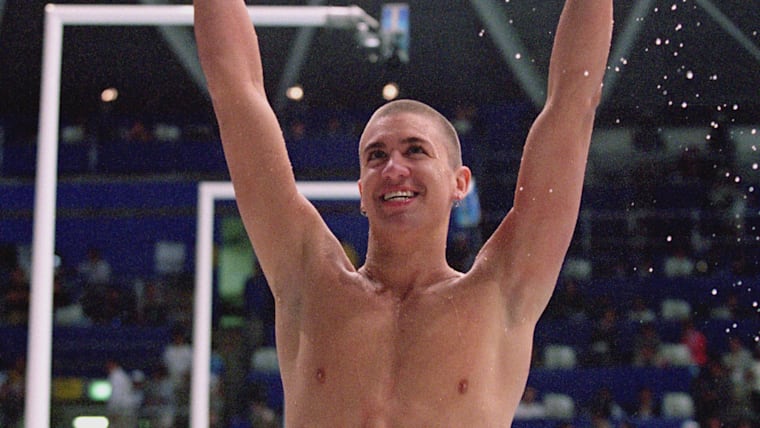 Anthony Ervin the oldest individual Olympic gold medal winner in swimming