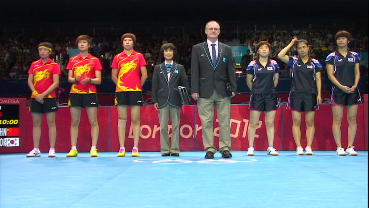 Sin Vs Jpn 女子団体準決勝 卓球 ロンドン12リプレイ