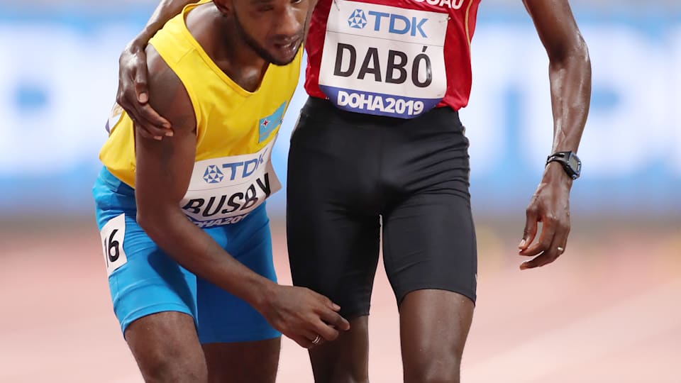 Dabo helps Busby finish at the IAAF World Championships