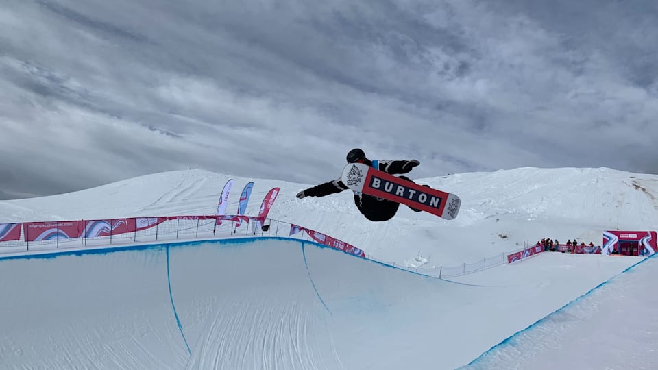 Snowboard training day at Lausanne 2020 Olympics Olympic Games