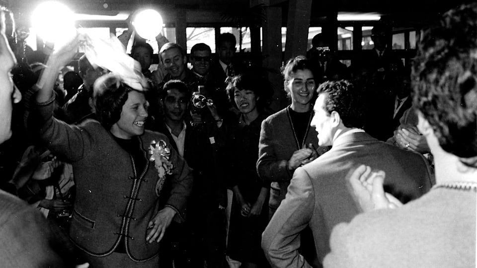 Diana Yorgova and Nikola Prodanov's wedding at Tokyo 1964