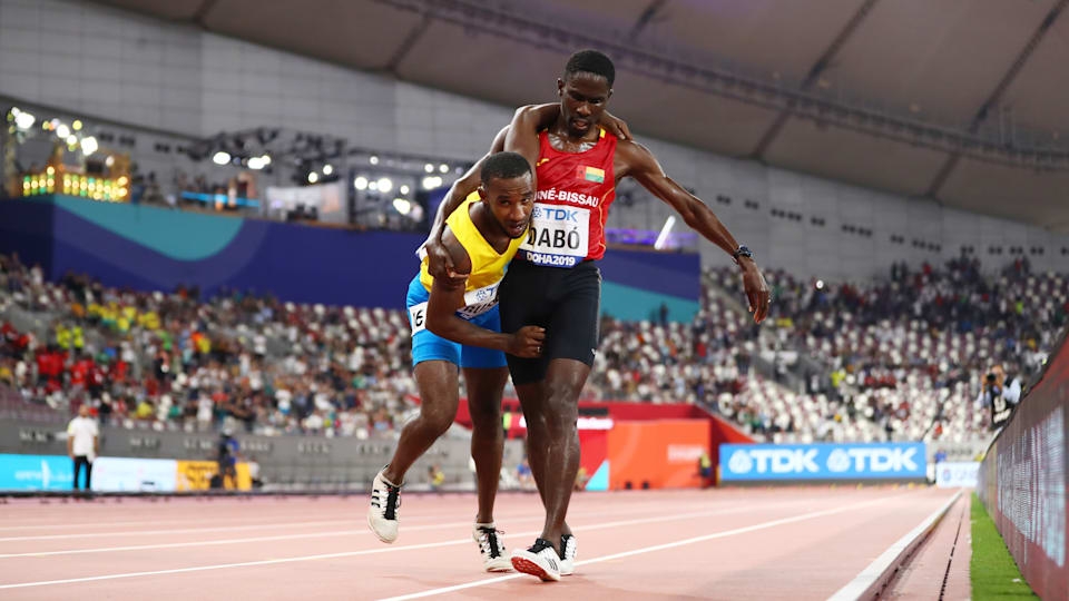 Dabo helps Busby finish at the IAAF World Championships