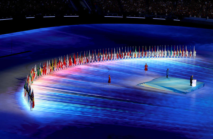 Continúa la Ceremona de Clausura de Beijing 2022