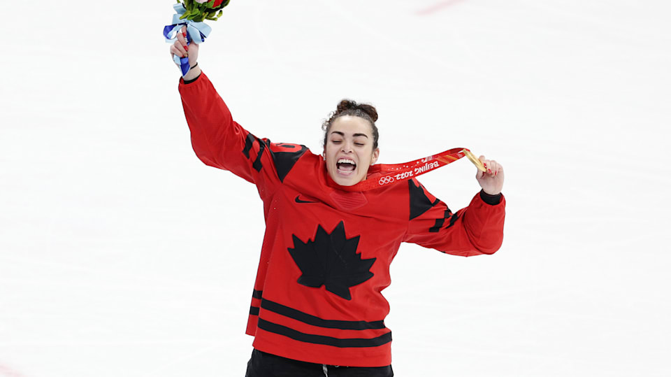 Team Canada’s Sarah Nurse breaks record for most points in a single