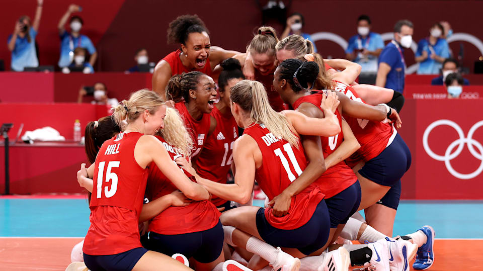 United States Win Maiden Gold At Womens Indoor Volleyball