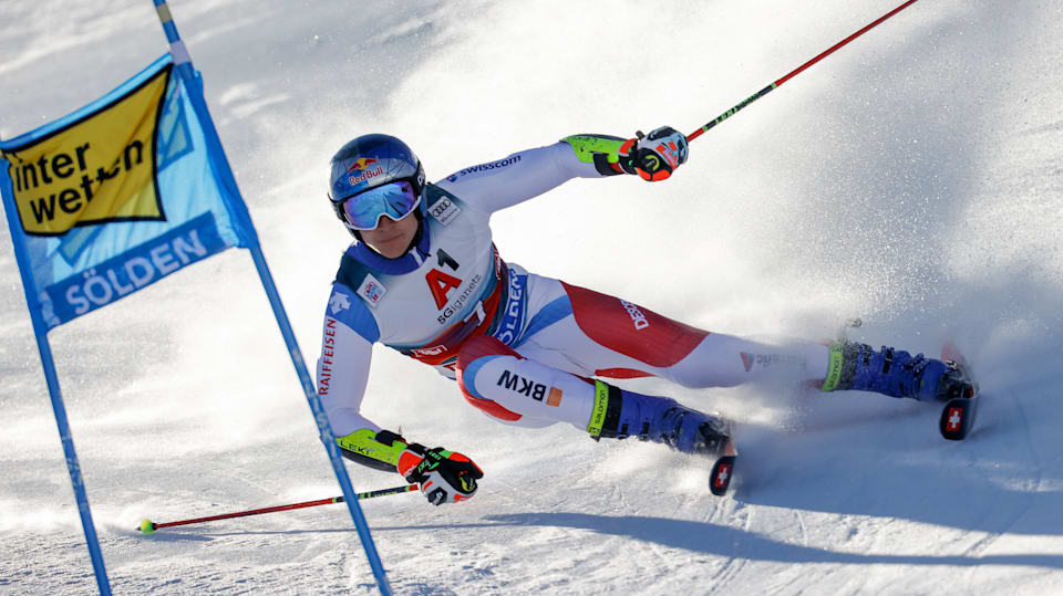 Alpine skiing World Cup - Results from men's Giant Slalom in Soelden