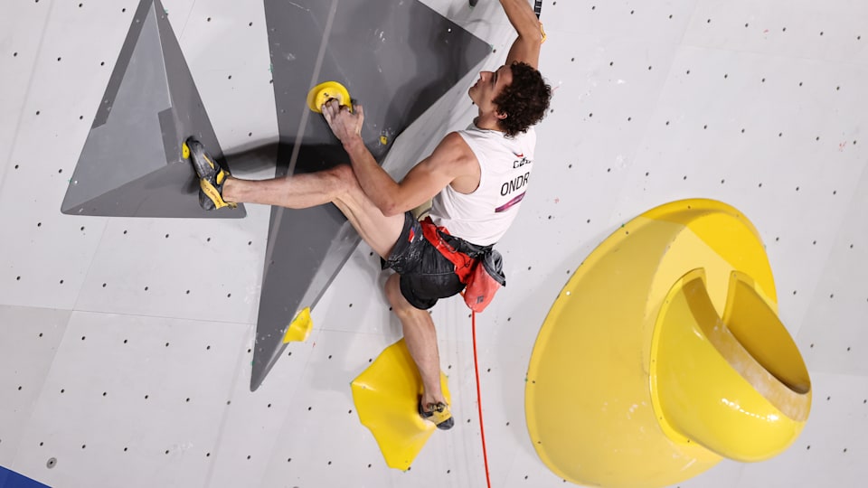 Adam Ondra Olympics 2024 Host Aubry Claribel