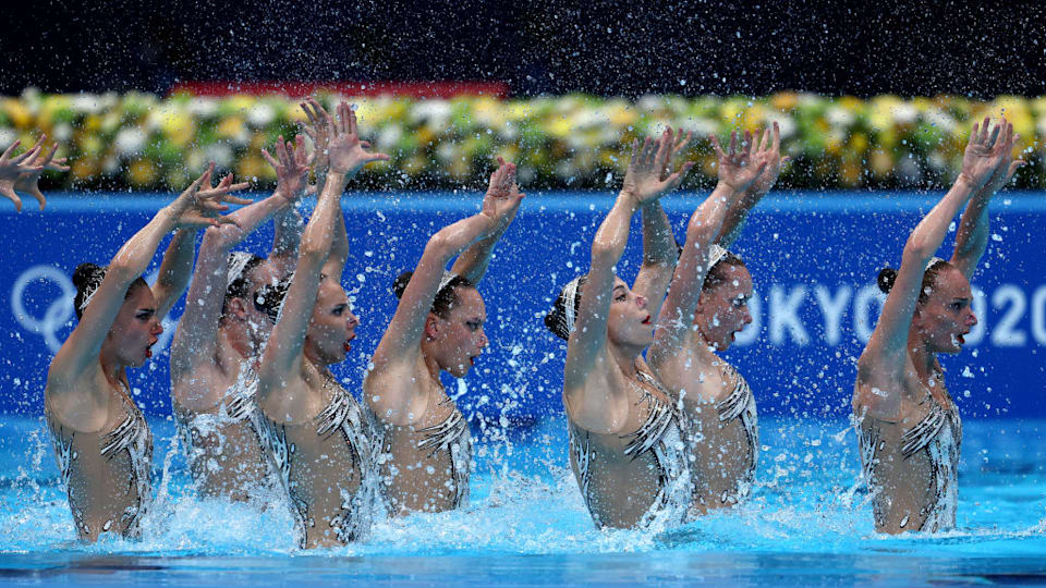 Synchronized Swimming Olympics 2024 Toby Aeriell