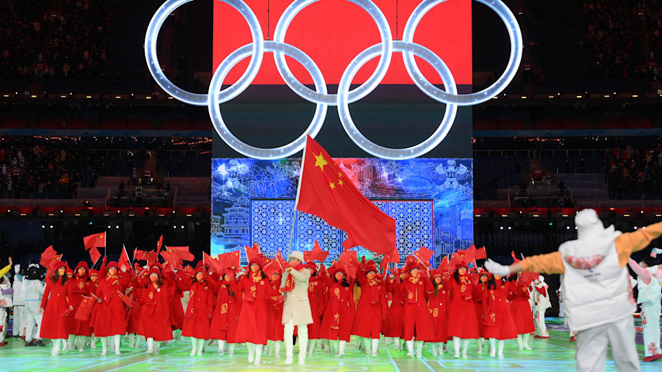 Beijing 2022 Opening Ceremony Athletes parade key moments