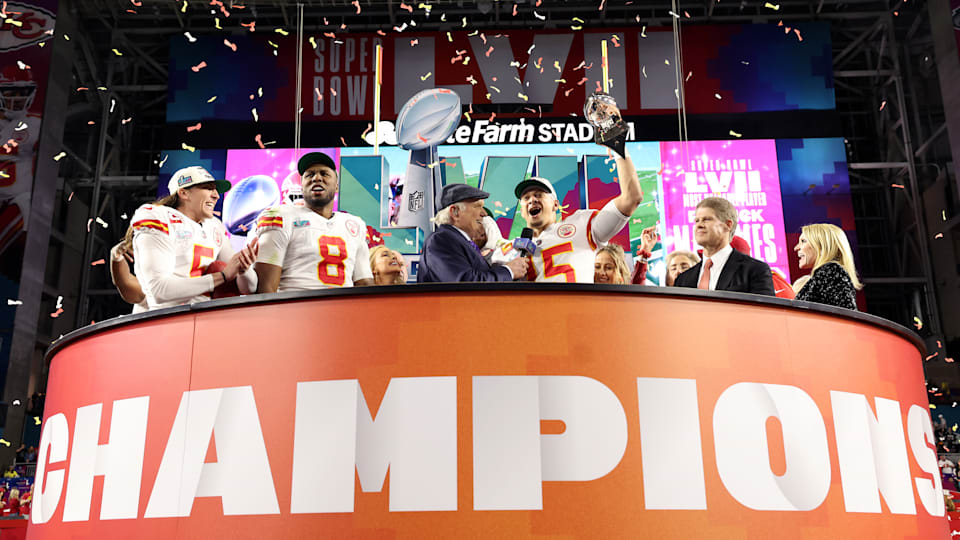 Super Bowl LVII: Kansas City Chiefs edge Philadelphia Eagles to win NFL ...