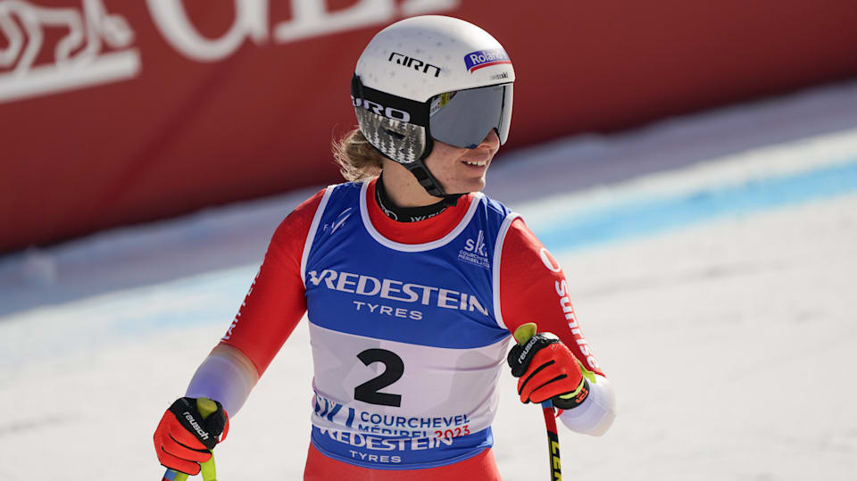 Alpine skiing: Jasmine Flury claims shock world downhill title after ...