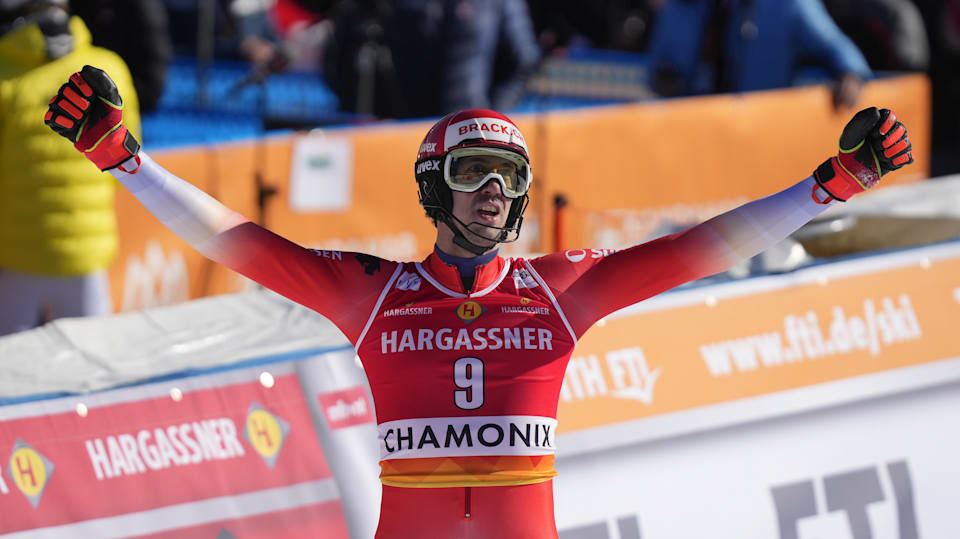 Alpine skiing Ramon Zenhaeusern wins tricky men's slalom in Chamonix