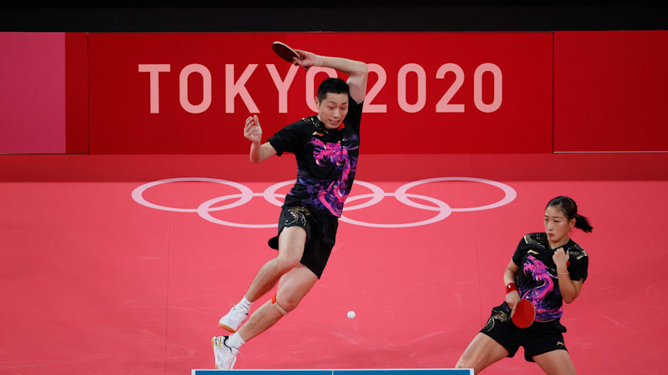 Tokyo Olympics mixed double table tennis Watch the gold and bronze