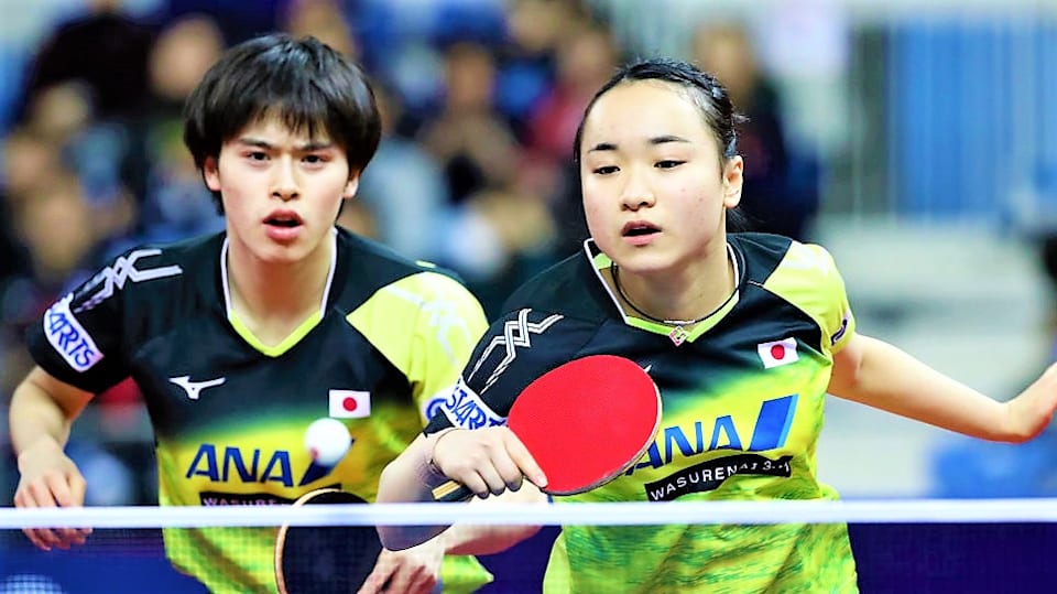 卓球ittfワールドツアープラチナ カタールオープン5日目 混合ダブルスの森薗政崇 伊藤美誠ペアが準優勝