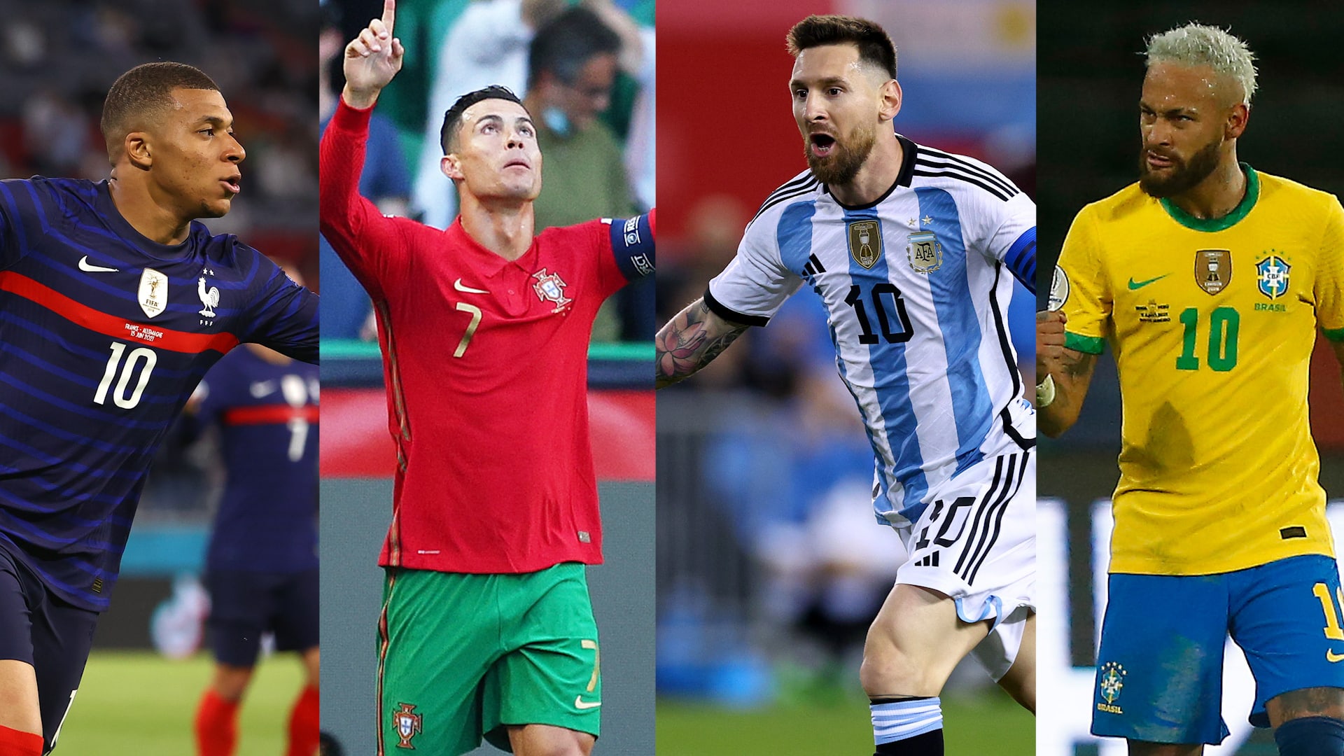 Cristiano Ronaldo, Lionel Messi, Neymar hoặc Kylian Mbappe? Đây là những ngôi sao hàng đầu trong làng bóng đá thế giới. Các chuyên gia đánh giá và bình chọn để tạo ra danh sách top 10 cầu thủ hàng đầu. Bạn sẽ không thể bỏ qua những bức ảnh độc đáo của họ.