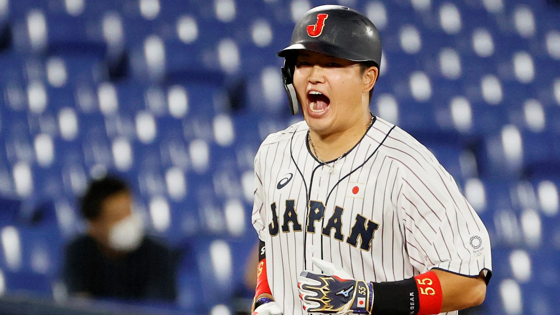 佐藤輝明 ビジターユニフォーム 侍ジャパン 佐藤輝明 ユニフォーム (ビジター)