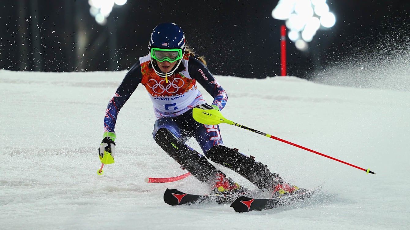 On 21 February Mikaela Shiffrin opened her Olympic aged 18! - Olympic