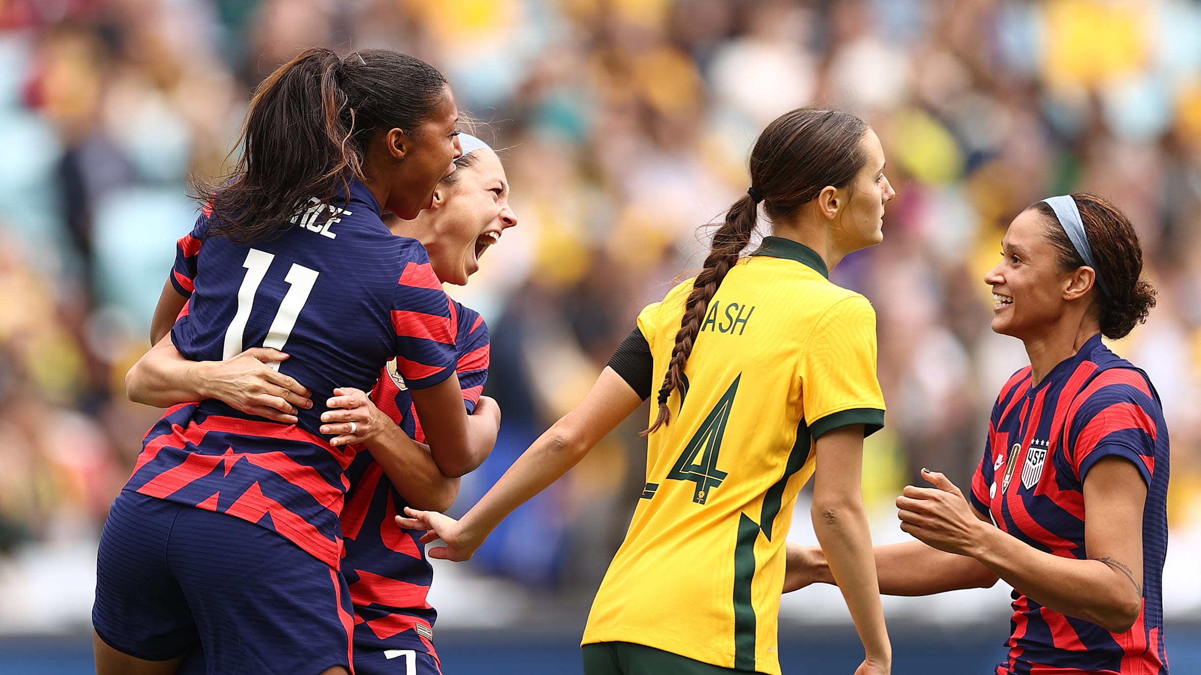 US women's soccer team caps off send-off series with 3-0 win over Mexico