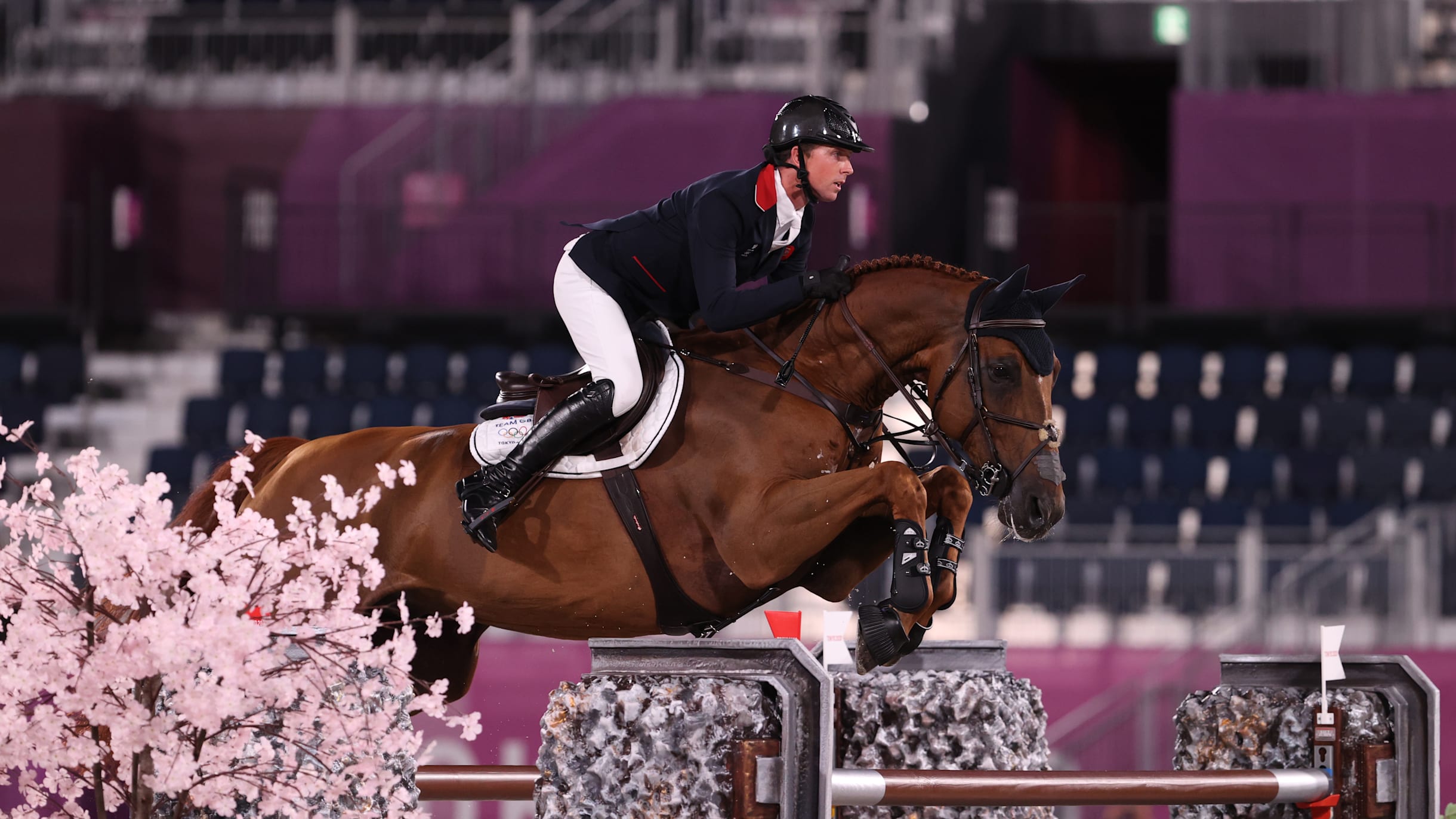 olympic horse jumping falls