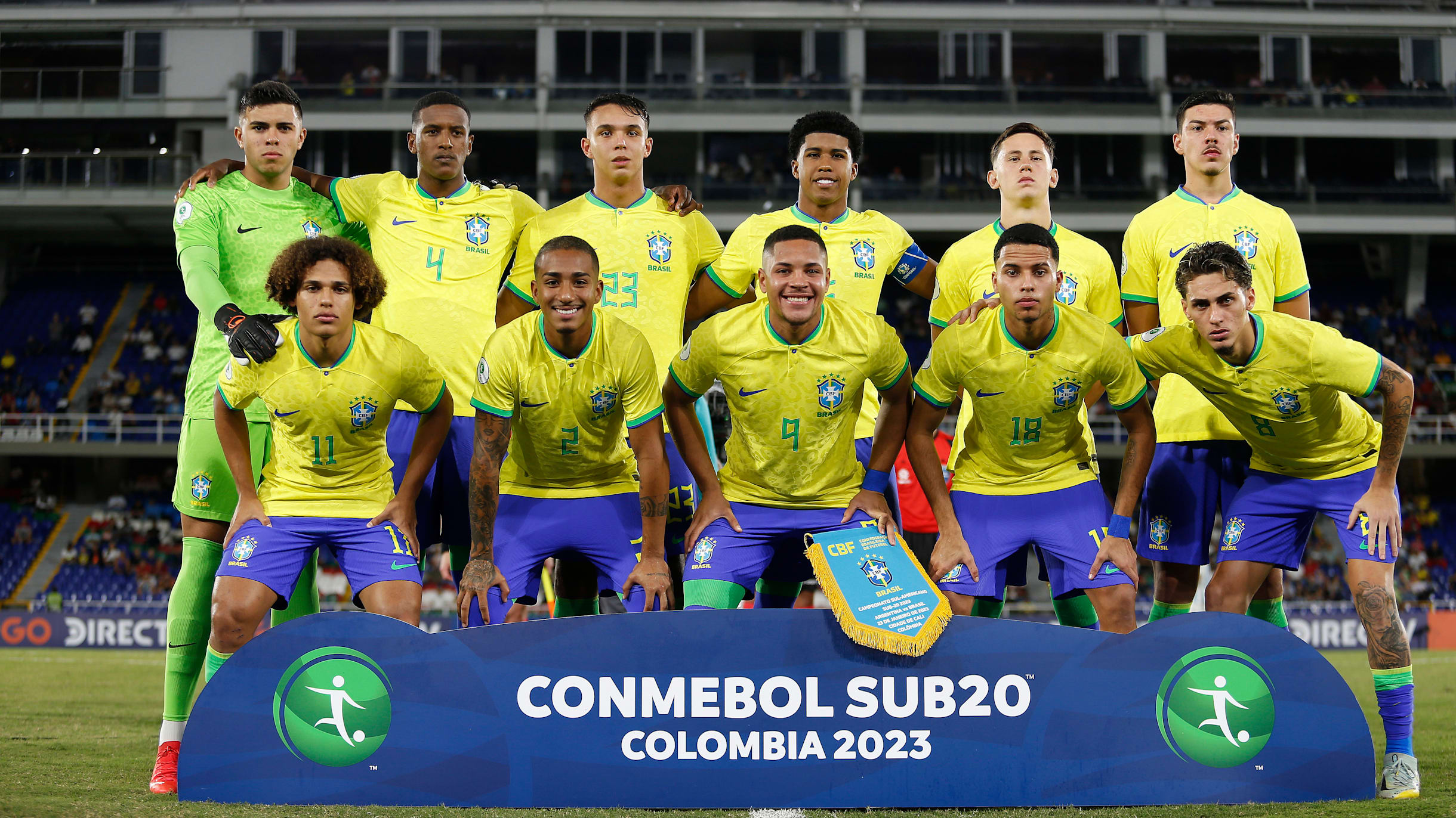 Quanto foi o jogo da seleção brasileira sub-20 ontem?