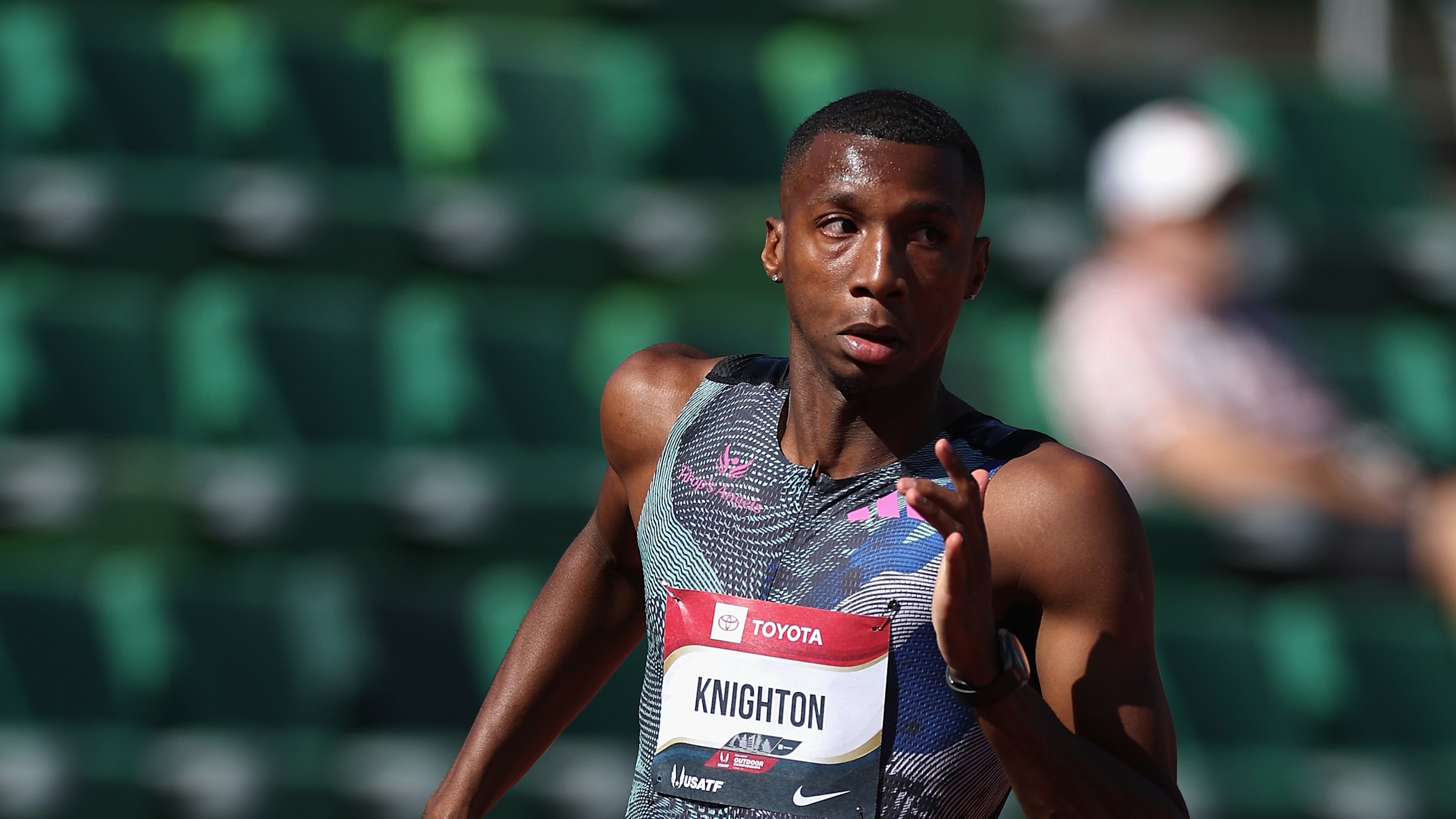 USA Track and Field Championships 2023: Erriyon Knighton speeds to