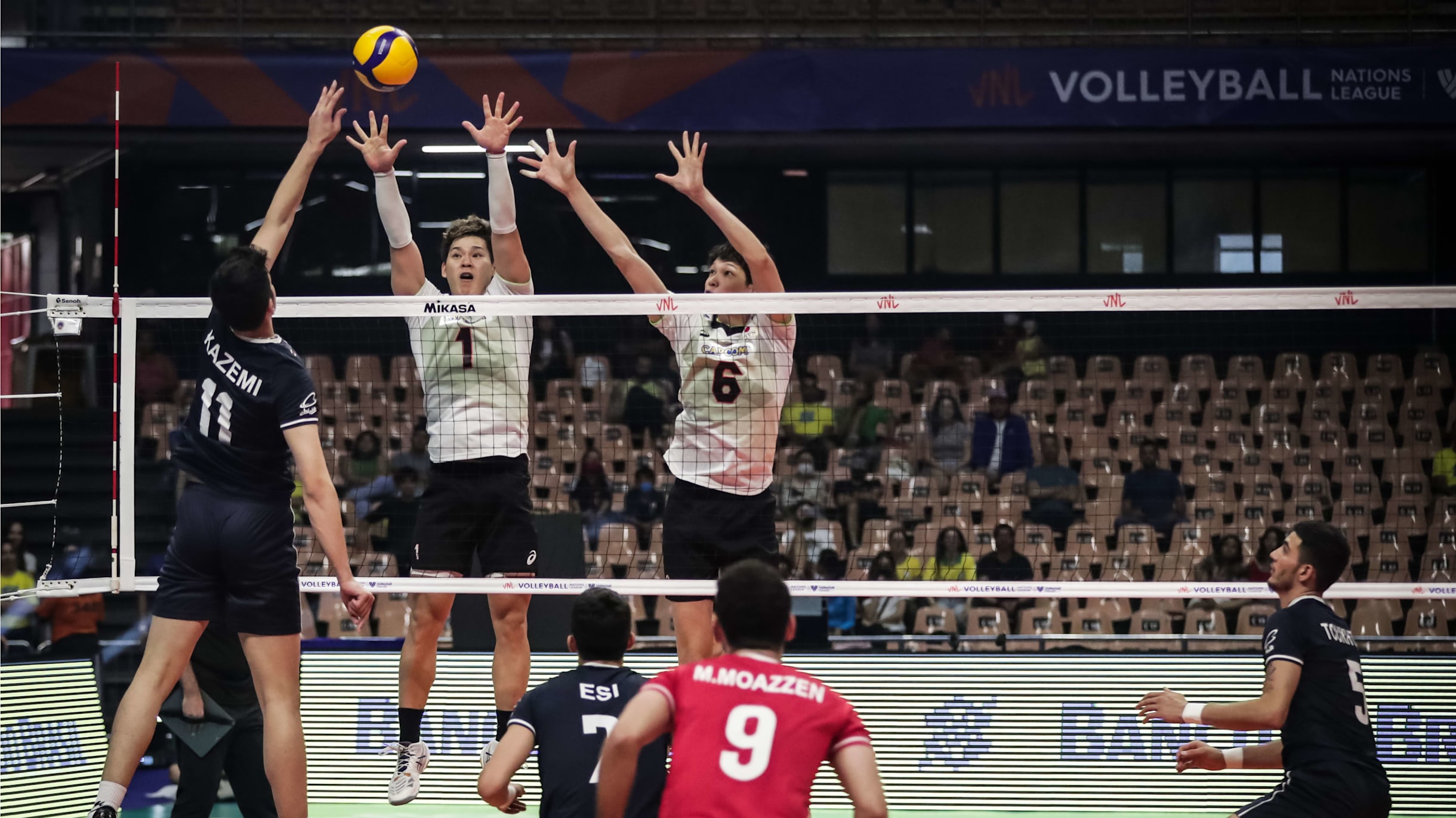 バレーボールネーションズリーグ2023名古屋大会、日本男子代表の対戦